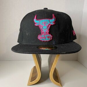 New Era Black Chicago Bulls 59FIFTY Cap
